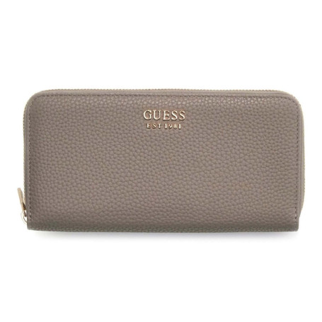 Porte-Monnaie GUESS Brenton SLG Zip Around en Taupe Durable