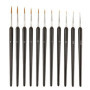 Ensemble de 11 Pinceaux Fins SYEYCW pour Peinture Détail et Aquarelle