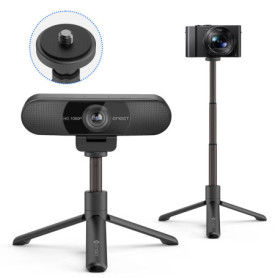 Trépied Escamotable EMEET TD303 pour Webcam et GoPro - 17 à 47 cm