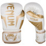 Gants de Boxe Venum Elite Blanc-Or 14 oz - Performance et Confort