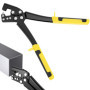 Pince à Sertir QWORK 300 mm en Acier pour Profils Métalliques