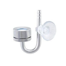 Diffuseur de CO2 pour Aquarium QWORK avec Ventouse et Tube en U