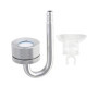 Diffuseur de CO2 pour Aquarium QWORK avec Ventouse et Tube en U