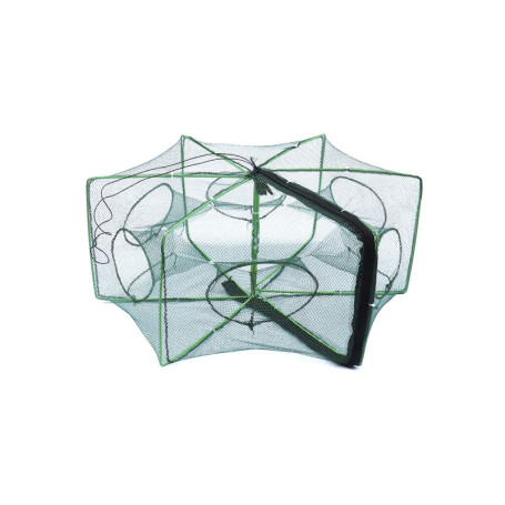 Filet de Pêche Pliable en Nylon - Idéal pour Crabes et Crevettes