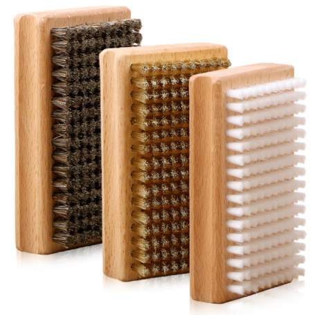 Lot de 3 brosses à cire GAOUTO pour snowboard - Nettoyage efficace et finition brillante