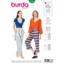 Patron de Couture Burda B6333 pour Pantalons Confortables 34-44