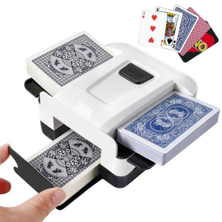 Mélangeur de Cartes Électrique elzle - Rechargeable USB-C avec Shuffle Rapide