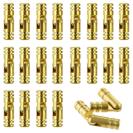 20 Charnières Cachées en Laiton pour Boîtes à Bijoux - Kit de Bricolage