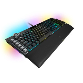 Clavier de Jeu Corsair K100 RGB Opto-Mécanique avec Repose-Poignet Amovible