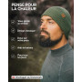 DANISH ENDURANCE Bonnet en Laine Mérinos, Bonnet Thermique Automne-Hiver, Bonnet de Pêcheur, pour Hommes et Femmes