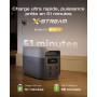 Station électrique Portable EF ECOFLOW Delta 3 Max, Batterie LiFePO₄ 2048 Wh, Sortie X-Boost 2400 W, Charge 0 à 80% en 51 Min, g