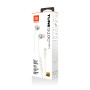 JBL Tune 310 C, Écouteurs filaires Hi-Res, son Pure Bass JBL, connexion USB-C, câble plat anti-nœuds, télécommande à trois touch