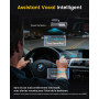 GKU 4K Dashcam Voiture Avant Arrière,5GHz WiFi Caméra Embarquée Voiture avec Carte SD 64G,Camera Voiture Grand Angle 170°,Vision