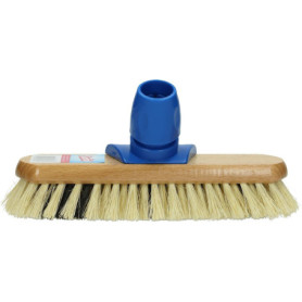 Brosse de Récurage Sorbo en Bois avec Fibres Tampico - Nettoyage Efficace pour Sols Durs