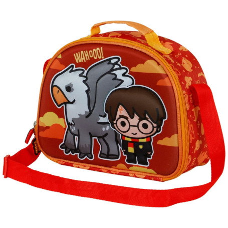 Sac à Goûter 3D Harry Potter Buckbeak - Orange Isotherme