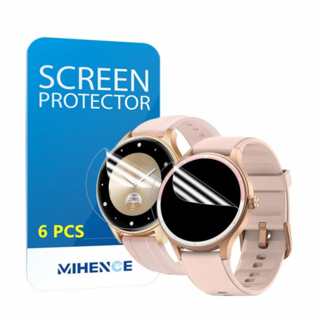 Lot de 6 films de protection HD pour montre intelligente DR06 - MIHENCE