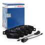 Plaquettes de Frein Arrière Bosch BP1457 - Jeu de 4 avec Accessoires