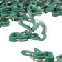 Lot de 120 Pinces Vertes pour Plantes Grimpantes - Relaxdays
