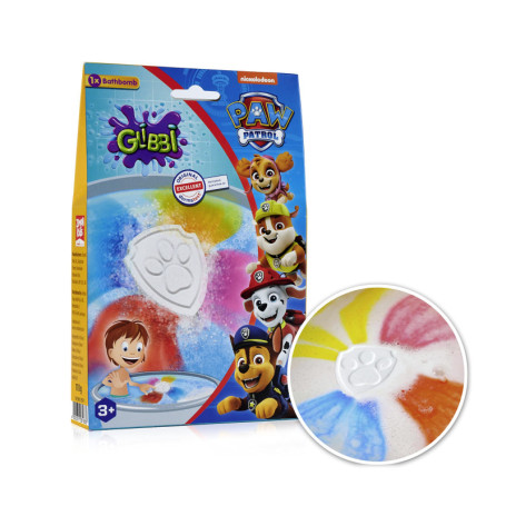 Bombe de bain Paw Patrol - Effet coloré magique pour enfants