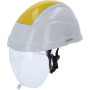 Casque de sécurité KS Tools avec protection du visage - Jaune