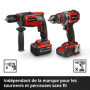 Kit d'Embouts Einhell M-CASE de 33 Pièces avec Boîte de Rangement
