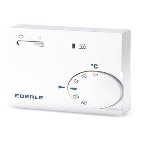 Thermostat Eberle RTR E 6202 avec Interrupteur On/Off et LED