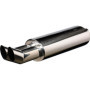 Silencieux Sport Universel AUTO-STYLE en Acier Inoxydable 2x76mm DTM