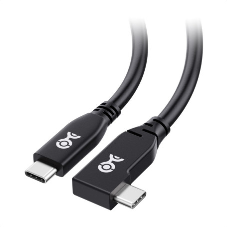 Câble USB 4 Coudé 1m 40Gbps - Vidéo 8K et Charge 240W