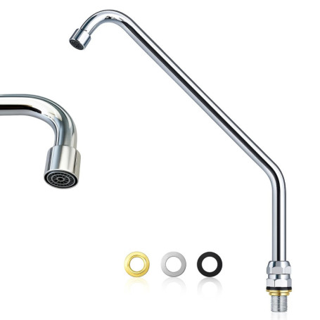 Bec haut rotatif avec aérateur pour robinet de cuisine industrielle - GOLDMAN SERVICE