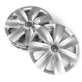Enjoliveurs Volkswagen 16" Argent Brillant - Lot de 4