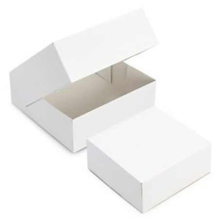 Lot de 5 boîtes à gâteau en carton - 20x20 cm - FaisTonGateau