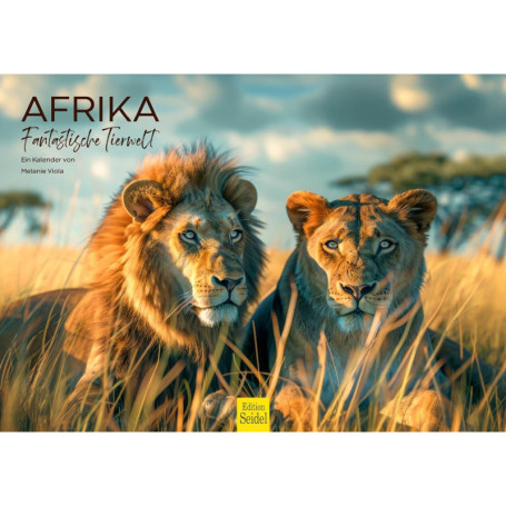 Calendrier Mural Afrique 2026 - Animaux Sauvages en Format A4