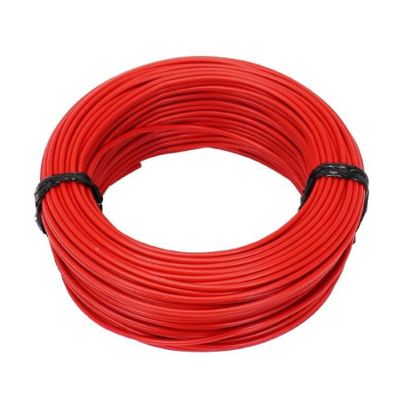 Câble électrique souple 5m 0,75mm² cuivre rouge - cyclingcolors