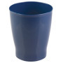 Poubelle de Salle de Bain mDesign en Bleu Marine - Compacte et Élégante