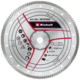 Disque de Coupe Diamant Einhell pour Scies à Pierre Ø 300 mm