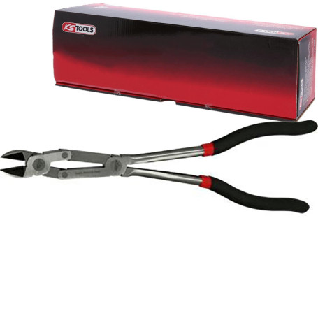 Pince Coupante Latérale Double Articulation KS TOOLS - 290 mm