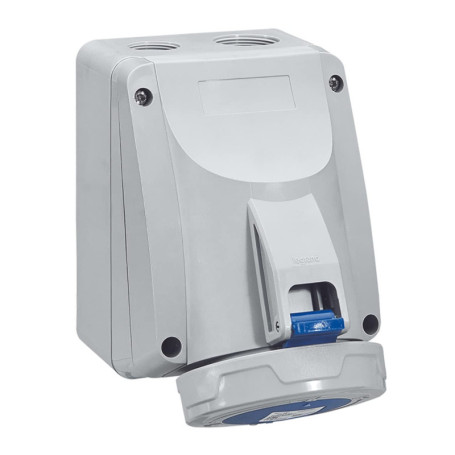 Prise Saillie Legrand P17 IP66/67 16A 200V-250V - Résistante et Pratique