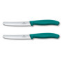 Set de Couteaux à Petit Déjeuner Victorinox - 2 Pièces Vert