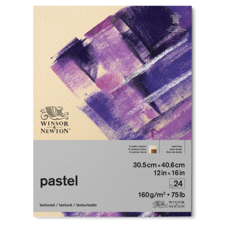 Bloc de Papier Pastel Winsor & Newton - 6 Couleurs Terre 160g 30,5x40,6cm