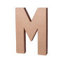 Lettre M en Papier Mâché - Support Créatif pour Décoration et Activités Manuelles
