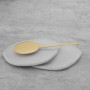 ECSiNG Lot de 2 Horloges Murales en Métal Doré - Pendule de 15 cm pour DIY