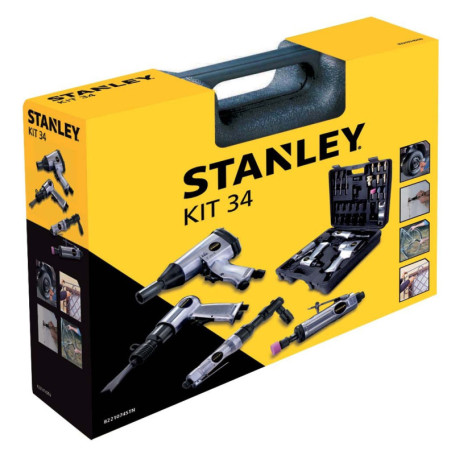 Kit d'Accessoires pour Compresseur d'Air Stanley - Clé à Chocs et Marteau Pneumatique