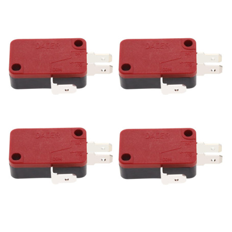 Micro-interrupteur à Bouton-poussoir V3 - 250VAC 16A - 4 Pièces