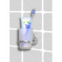 Porte Brosse à Dents Mural en Chrome avec Gobelet en Verre - Fackelmann