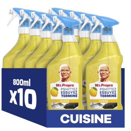 Mr. Propre Spray Dégraissant Multi-Usages 800ml - Parfum Citrons d'Été