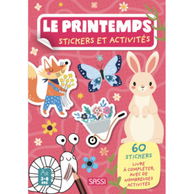 Le Printemps : Livre d'Activités et Stickers pour Enfants