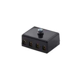 Boîte à fusibles HELLA 4 pôles 8A - Connecteur électrique noir