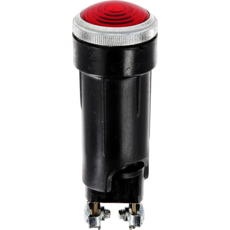 Voyant Lumineux Rouge Restagraf avec Ampoule - Signalisation Électrique 12V