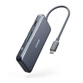 Anker PowerExpand+ Concentrateur USB C 7-en-1 avec Double HDMI 4K