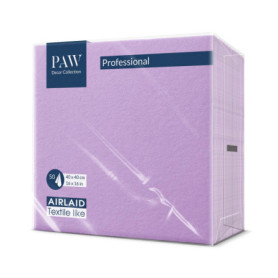 Serviettes de Table en Papier Violet Airlaid - 50 Pièces pour Événements